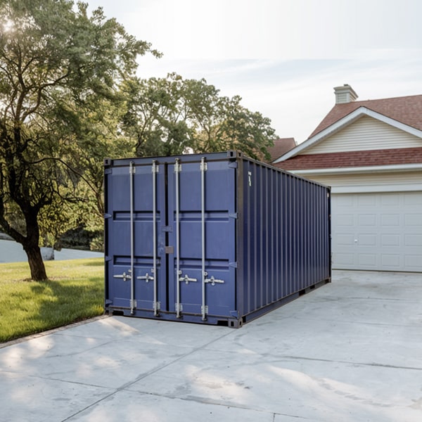 residential storage containers can be equipped with climate control to protect sensitive items